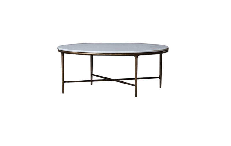 Haven & Space Berry COFFEE TABLE 100CM x 40CM Veneta Marble Coffee Table