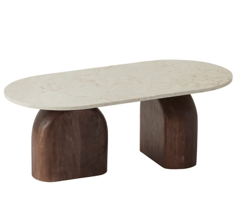 Haven & Space Berry COFFEE TABLE Trinity Marble Coffee Table