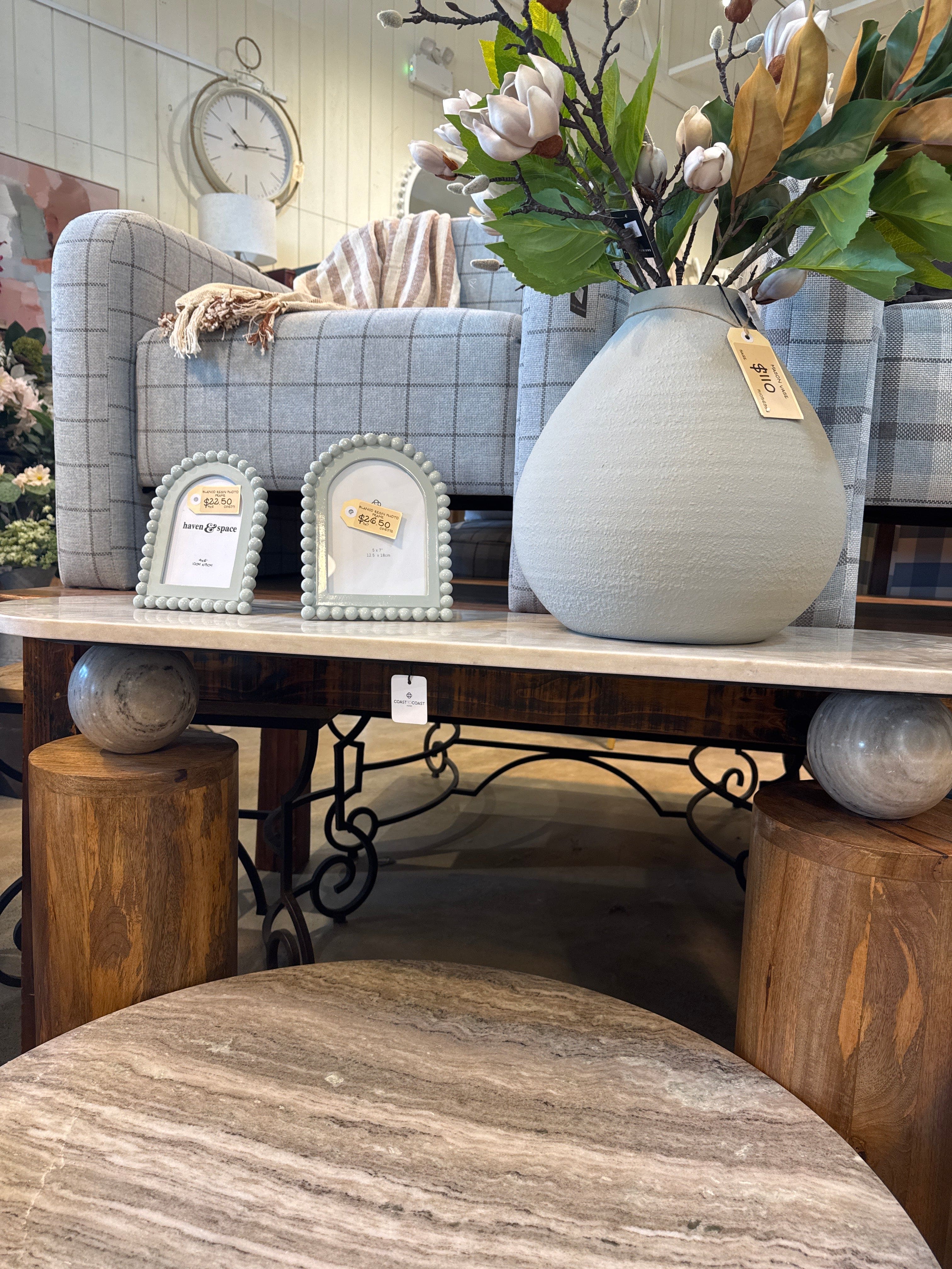 Haven & Space Berry CONSOLE 120X36X80CM Sfera Marble Console