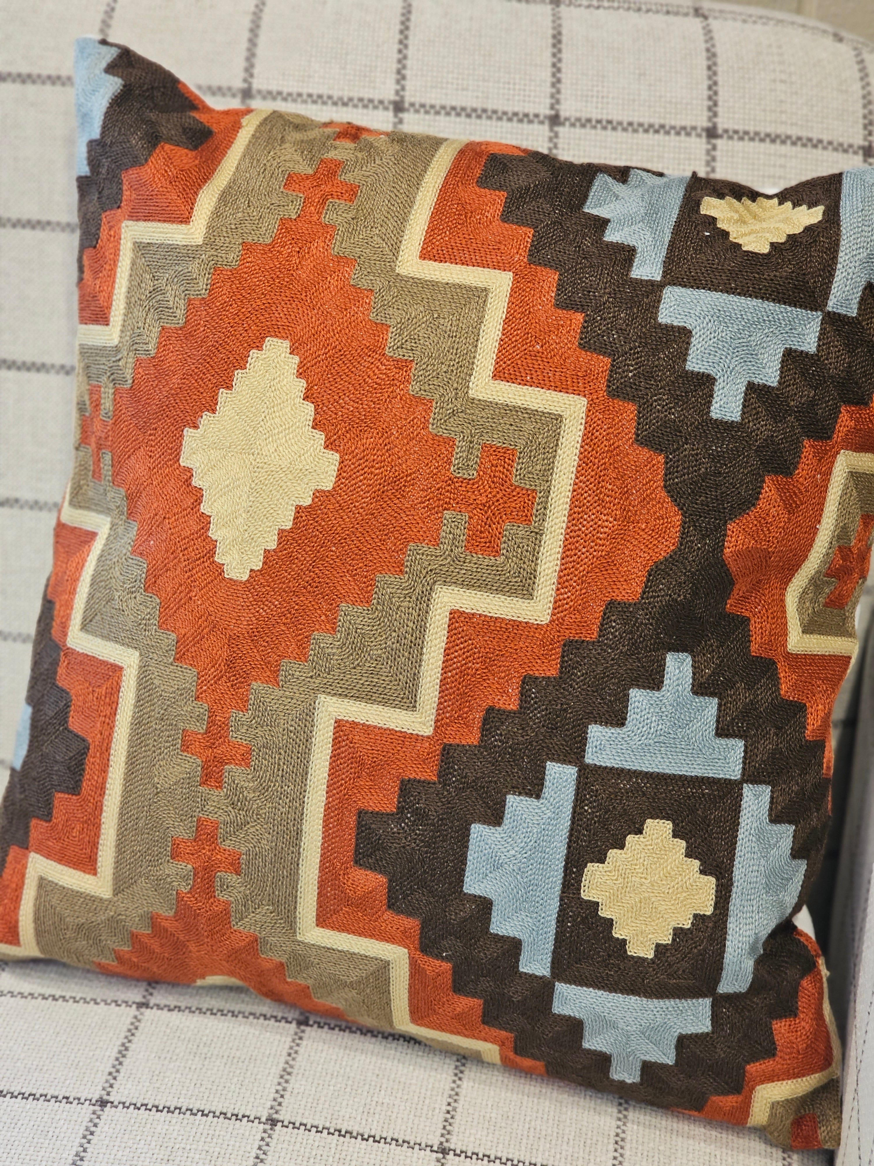 Haven & Space Berry CUSHIONS 45x45CM Aztec Cushion