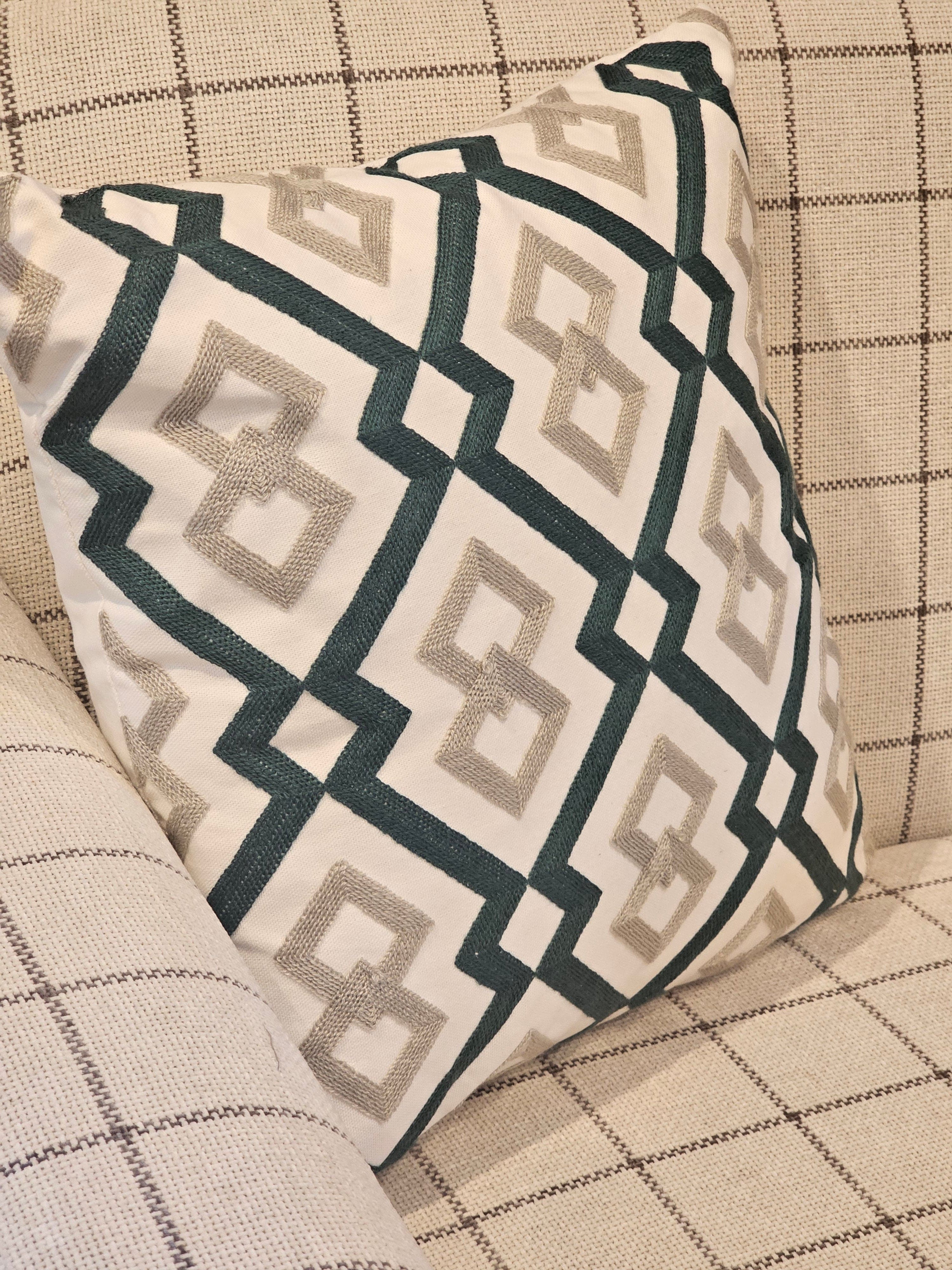 Haven & Space Berry CUSHIONS 45x45CM / Blue/Grey Ora Cushion