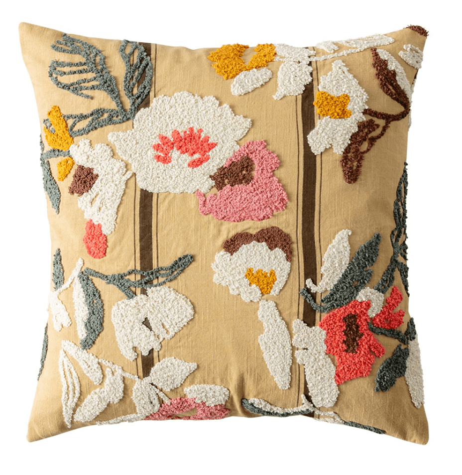 Haven & Space Berry CUSHIONS 50cm / Mustard Zahra Cushion