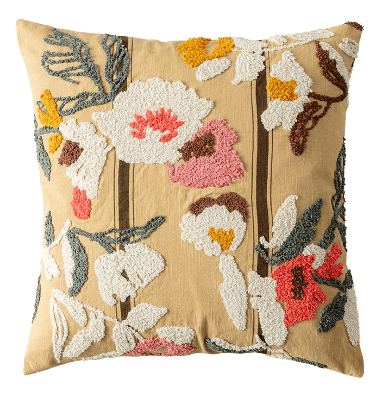 Haven & Space Berry CUSHIONS 50cm / Mustard Zahra Cushion