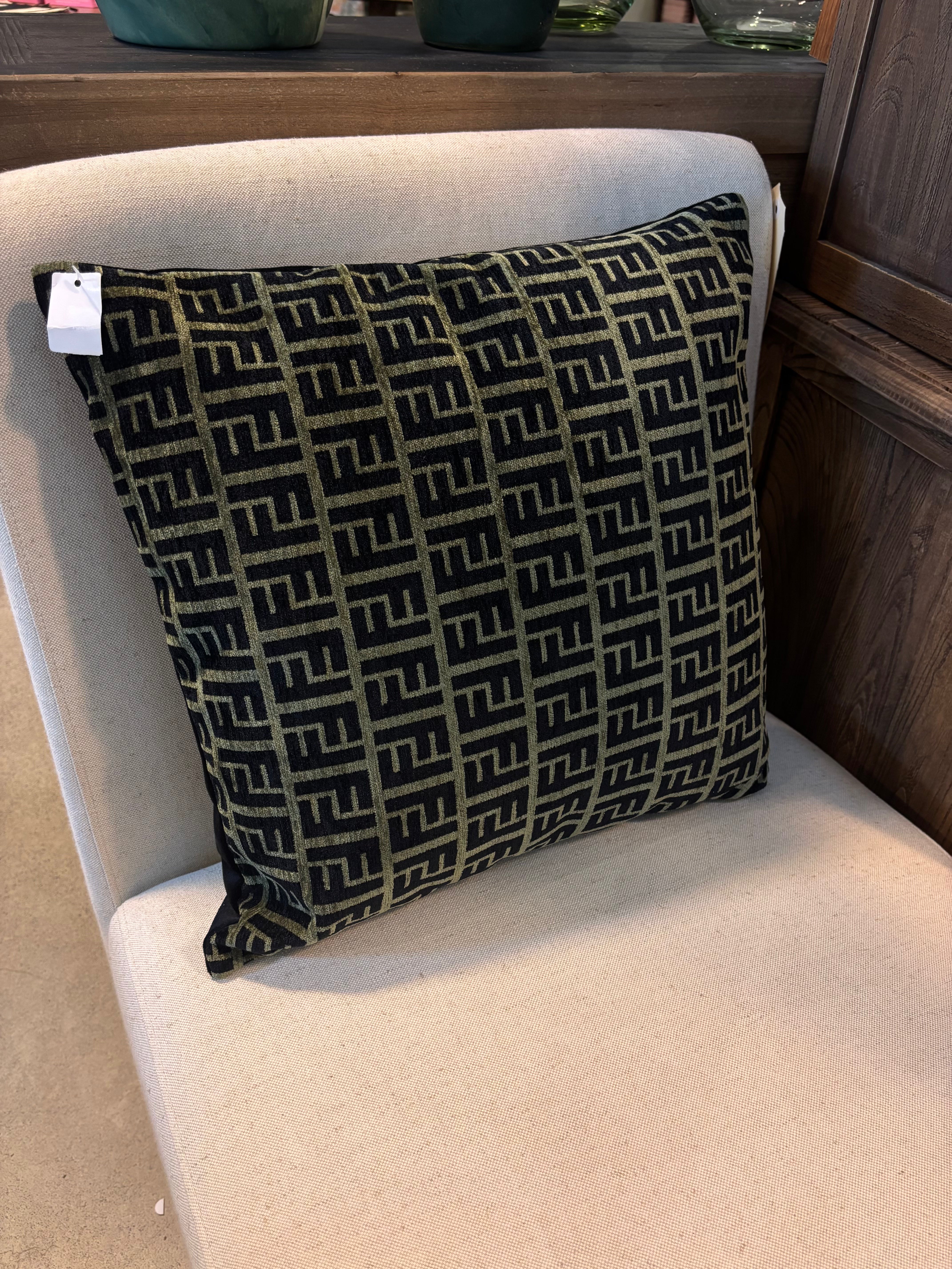 Haven & Space Berry CUSHIONS Olive Maisonette Cushion