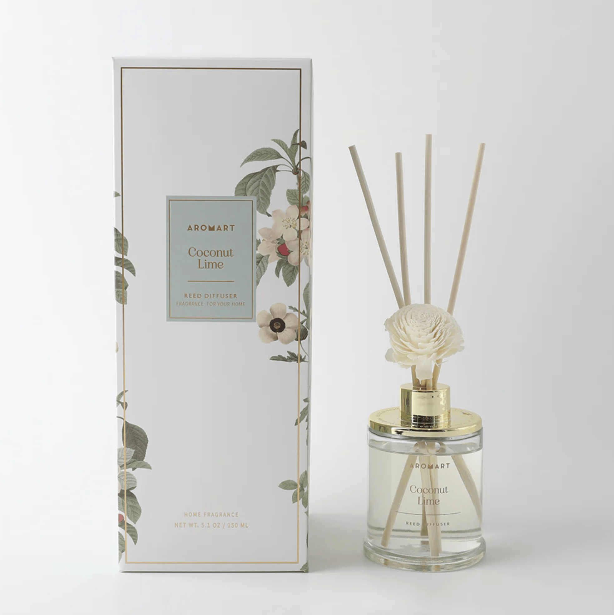 Haven & Space Berry DIFFUSER 150ml / Coconut Lime Essential Oil Glass Diffuser