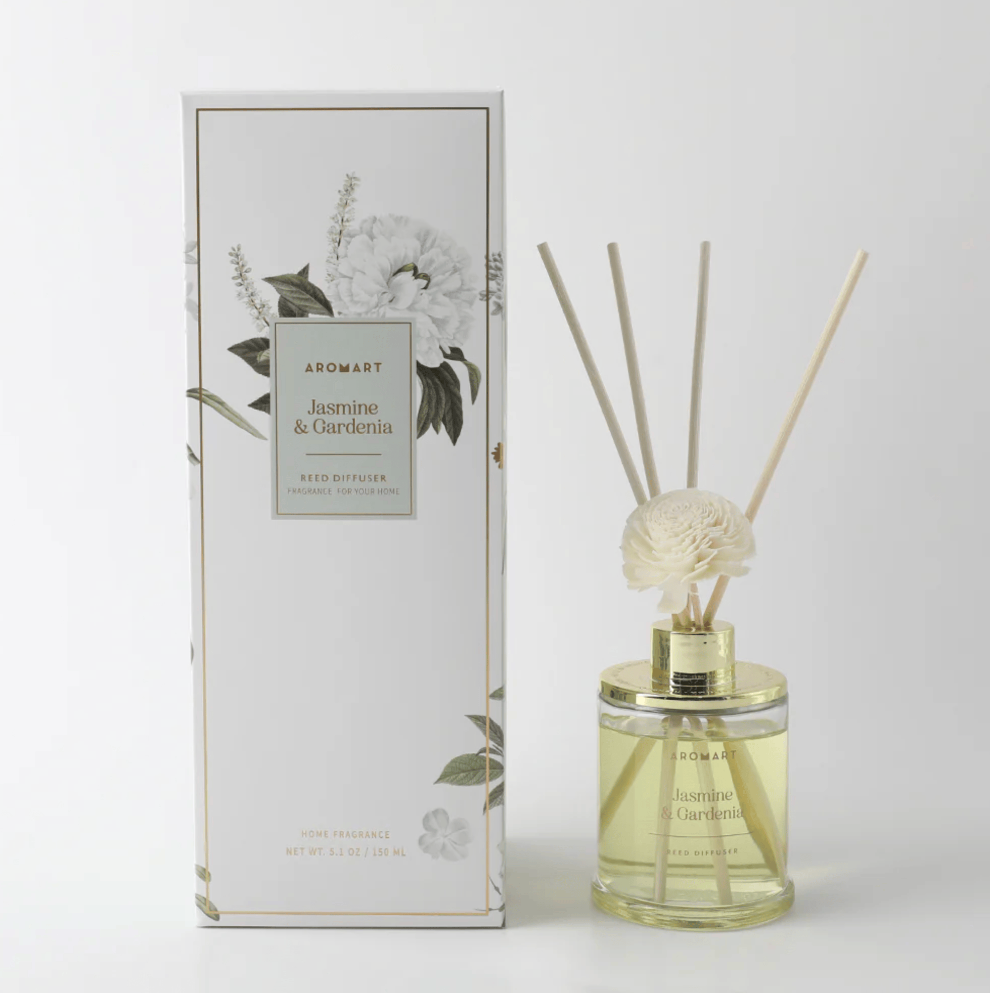 Haven & Space Berry DIFFUSER 150ml / Jasmine Gardenia Essential Oil Glass Diffuser