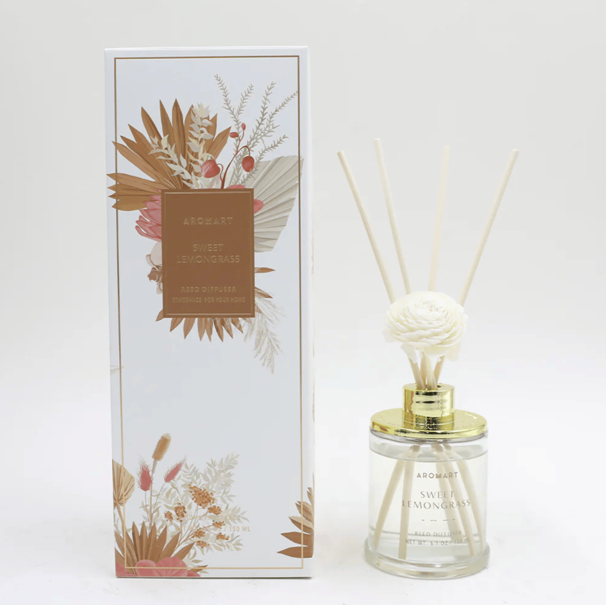 Haven & Space Berry DIFFUSER 150ml / Sweet Lemongrass Essential Oil Glass Diffuser