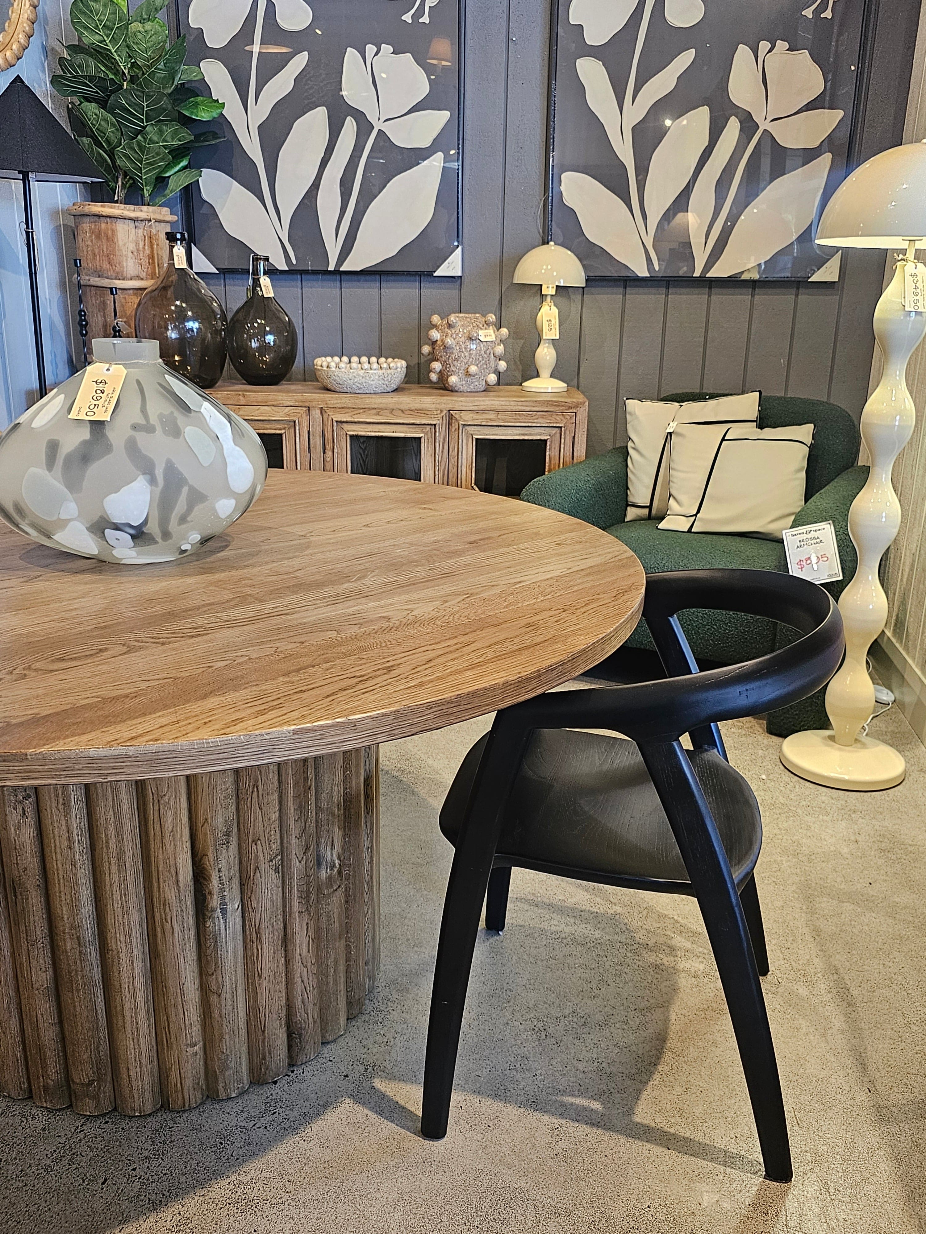 Haven & Space Berry DINING TABLES 155x76CMH / Natural Jervis Dining Table