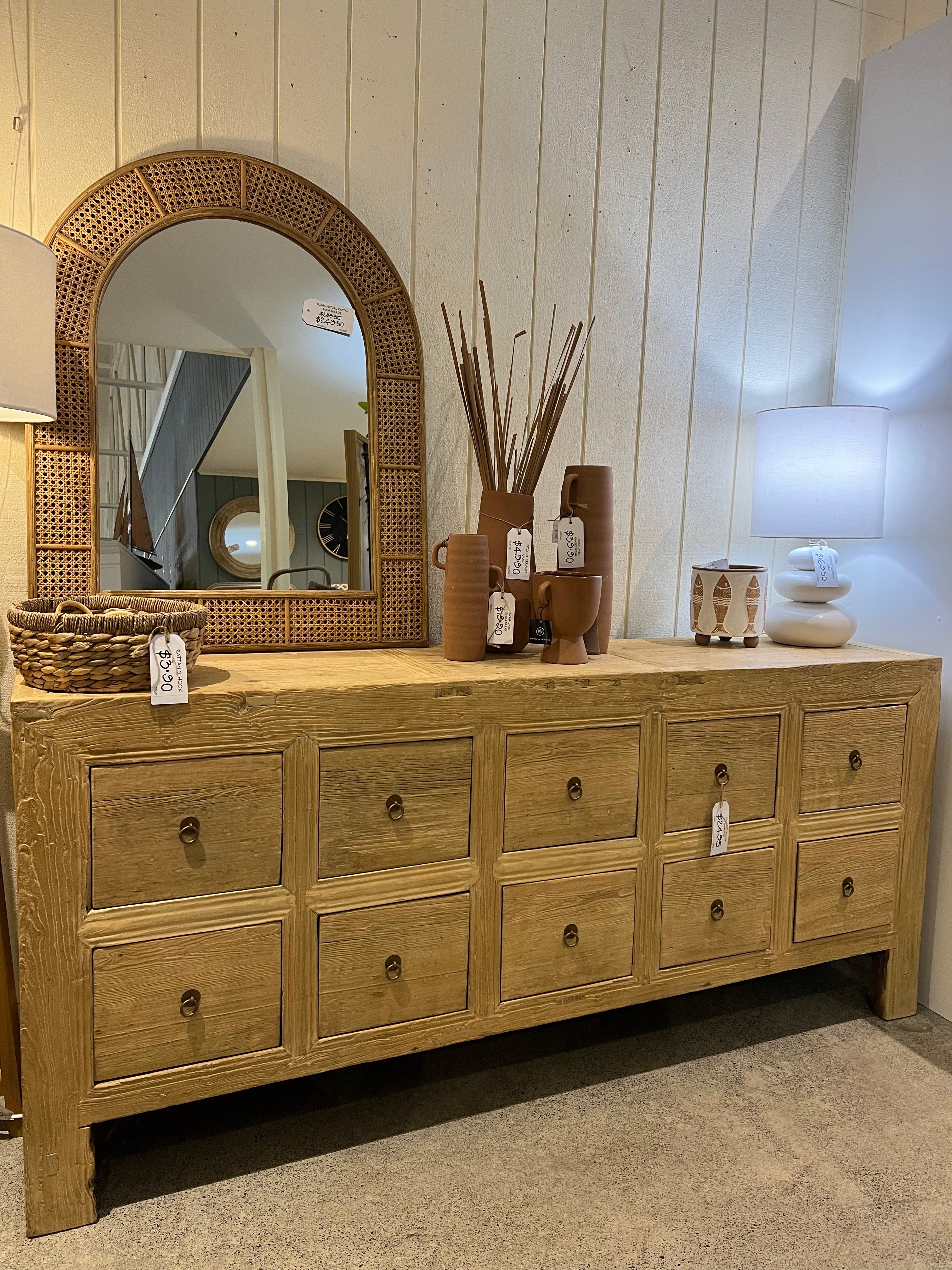 Haven & Space Berry Dover Ten drawer Sideboard