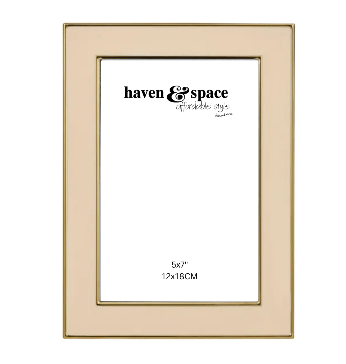 Haven & Space Berry FRAMES 5x7 Garnier Metal Frame