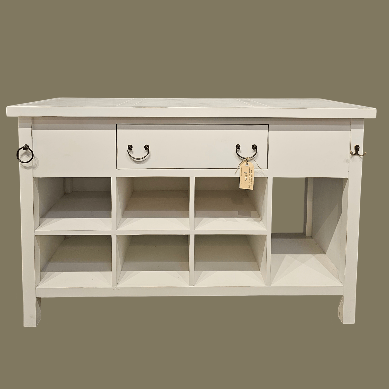 Haven & Space Berry FURNITURE Rhodes Kitchen Island