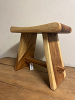 Haven & Space Berry FURNITURE Wooden Saddle Stool