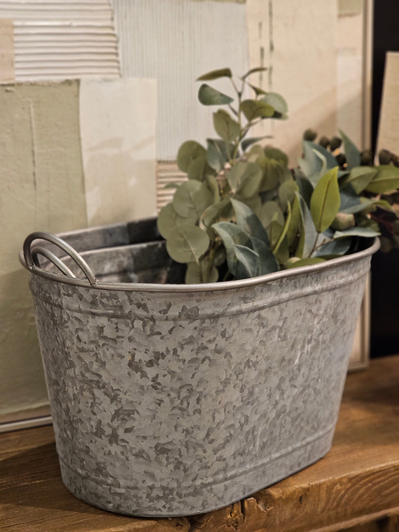 Haven & Space Berry GAL/TINWARE Meadows Planter Bucket