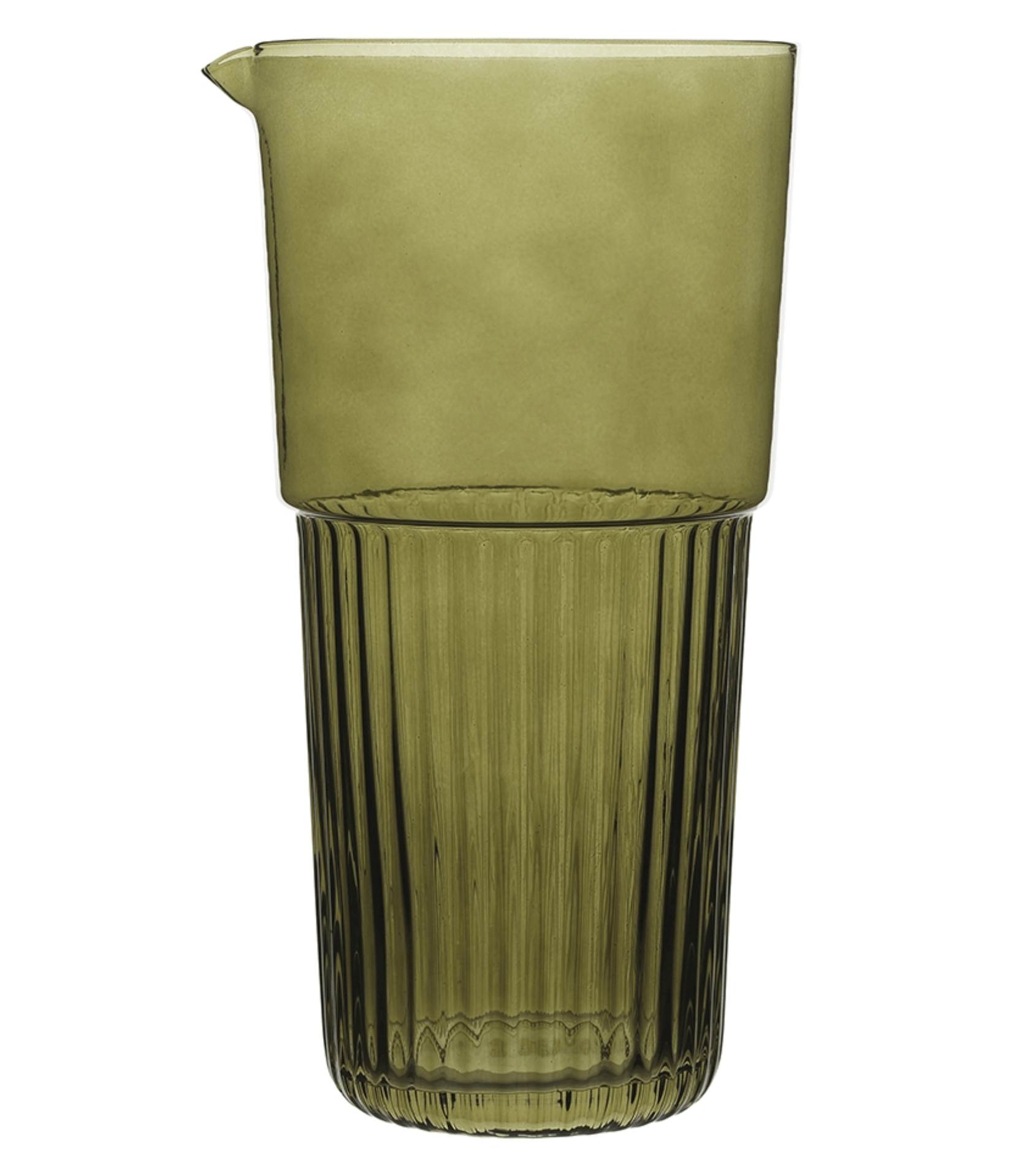 Haven & Space Berry GLASSWARE 1.4L Callisto Olive Carafe