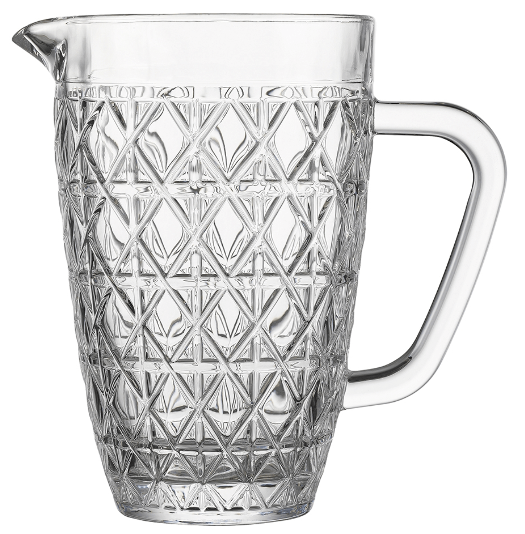 Haven & Space Berry GLASSWARE 1.5L / Clear Rattan Jug