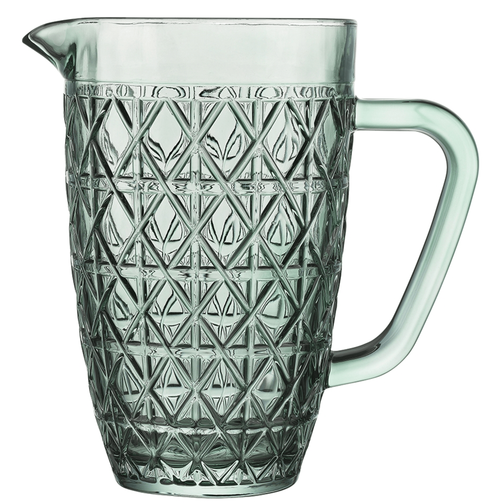 Haven & Space Berry GLASSWARE 1.5L / Moss Rattan Jug