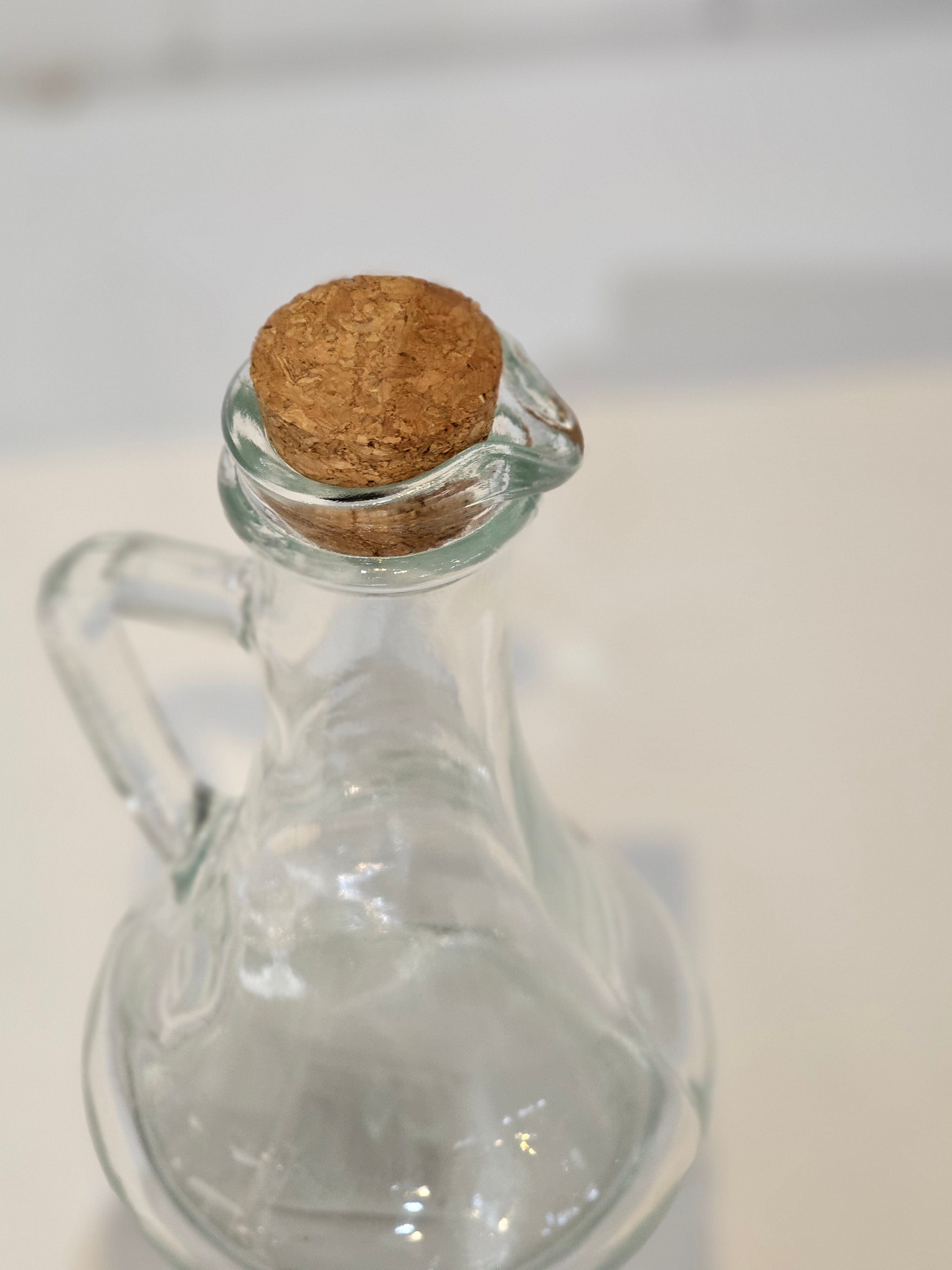 Haven & Space Berry GLASSWARE 230ml / Glass Vinegar Bottle Cork Lid