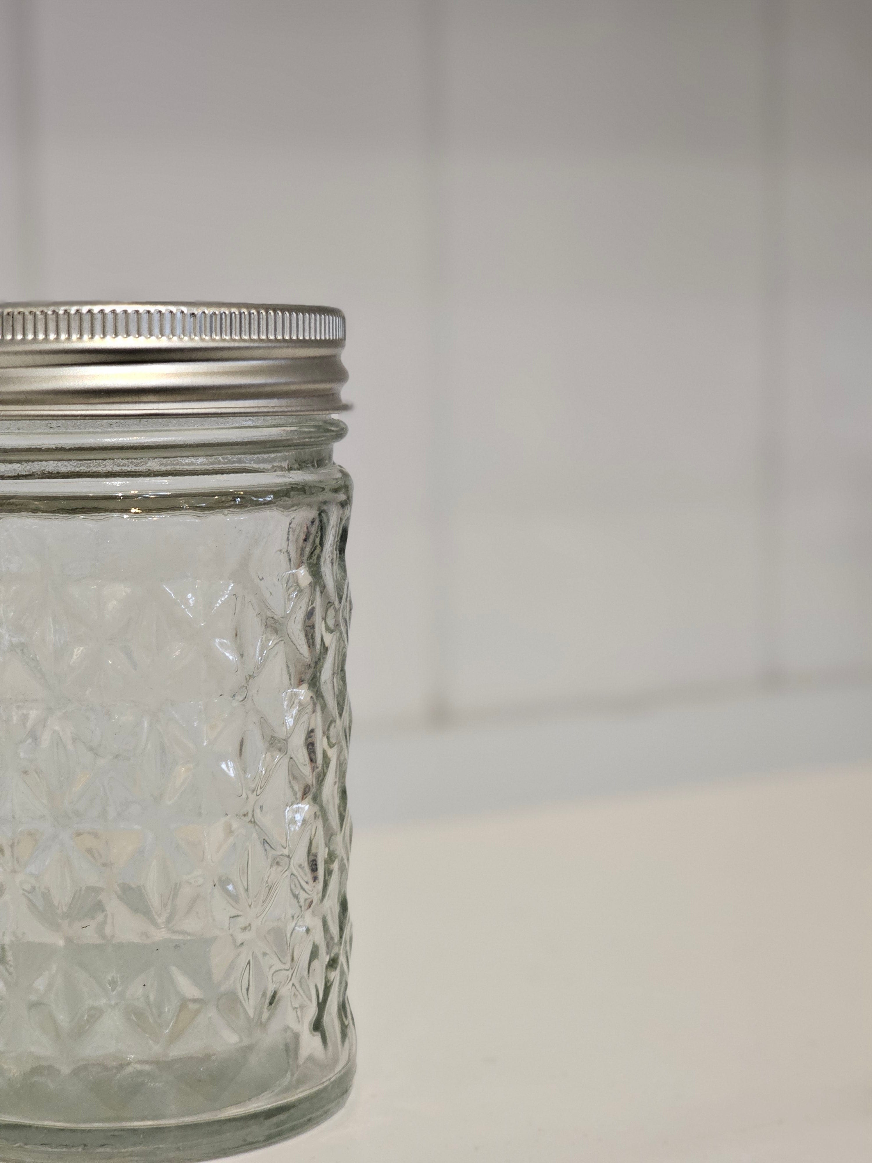 Haven & Space Berry GLASSWARE 280ml / Clear Glass Jam Jar