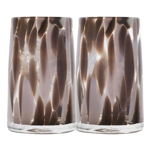 Haven & Space Berry GLASSWARE 410ml Camille Set of 4 Tumblers Dusk