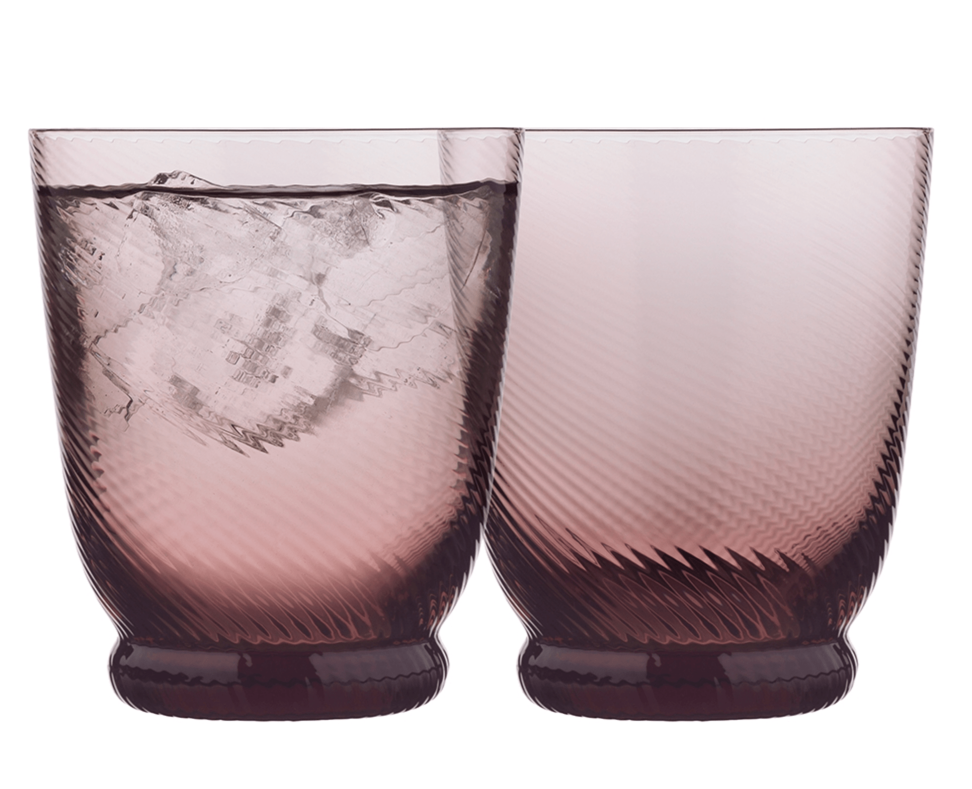 Haven & Space Berry GLASSWARE Aveline Plum S/4 Glassware Range