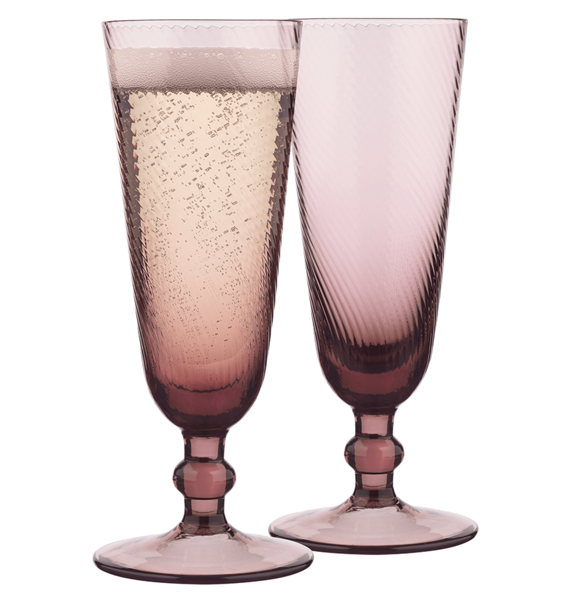 Haven & Space Berry GLASSWARE Aveline Plum S/4 Glassware Range