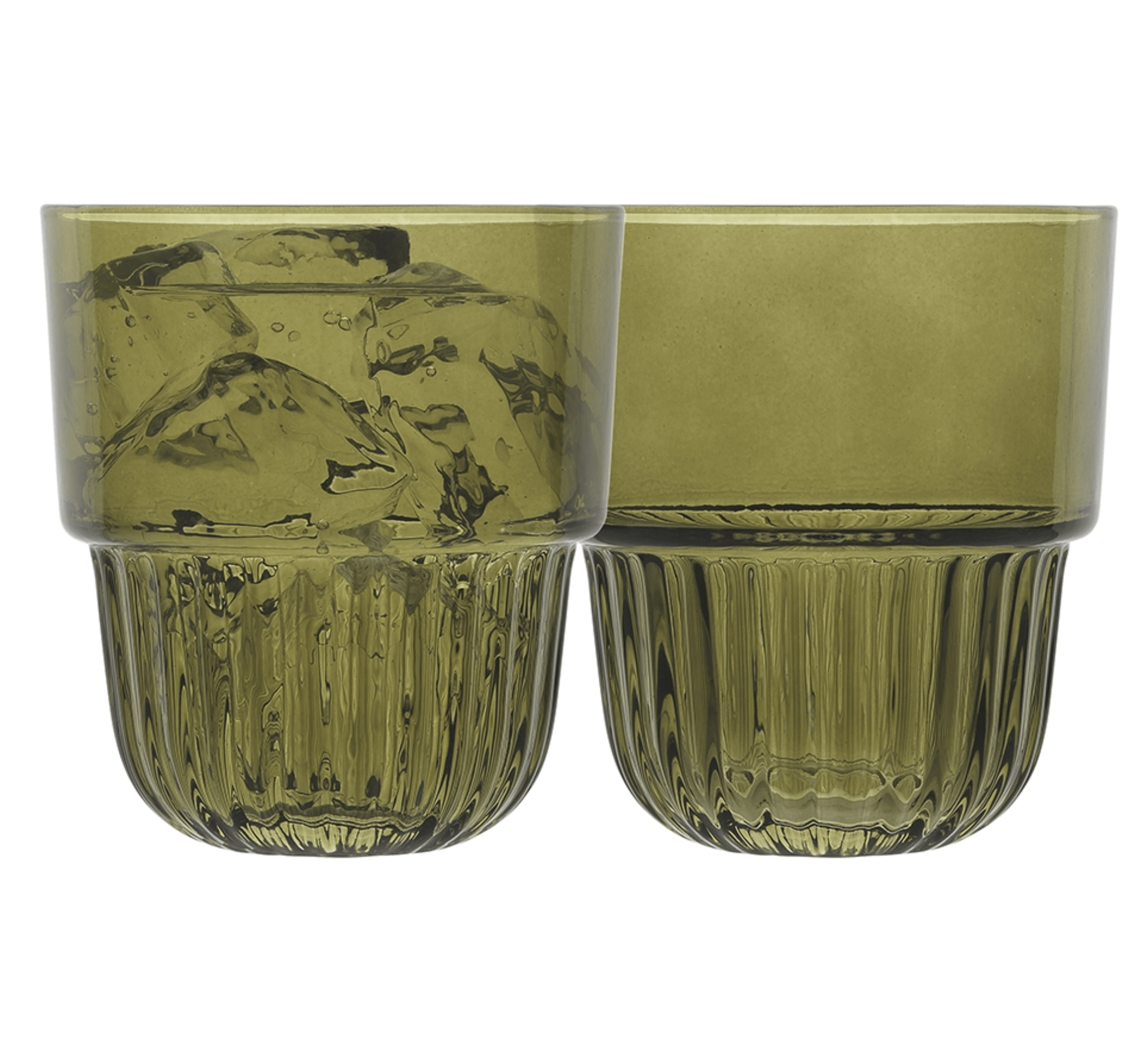Haven & Space Berry GLASSWARE Callisto Olive S/4 Glassware Range