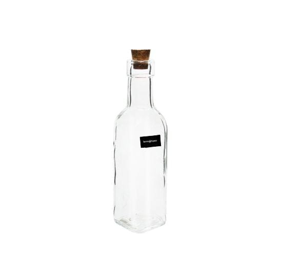Haven & Space Berry GLASSWARE Glass Bottle Cork Lid