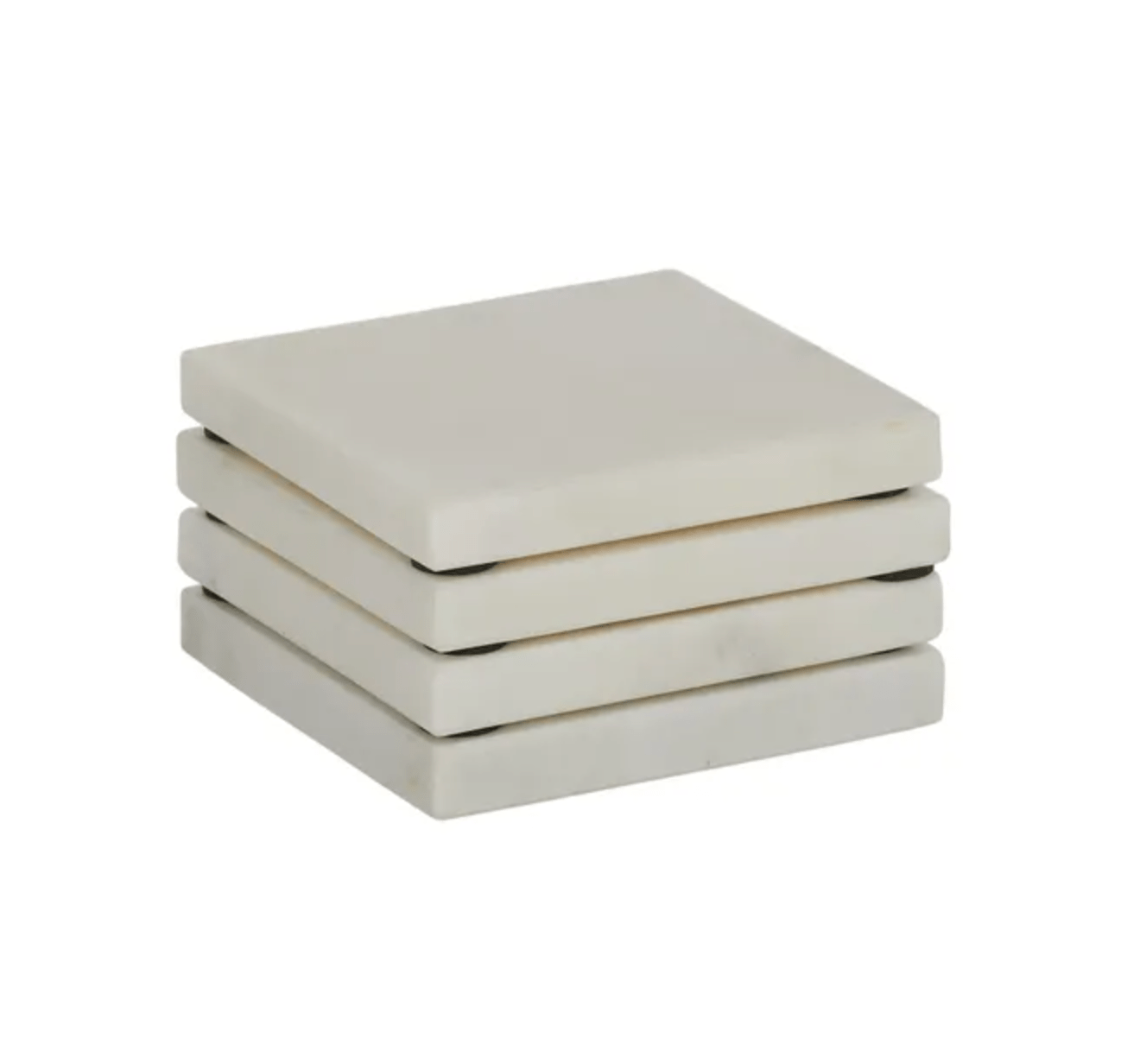 Haven & Space Berry KITCHEN 10cm / White Neo Marble S/4 Coaster