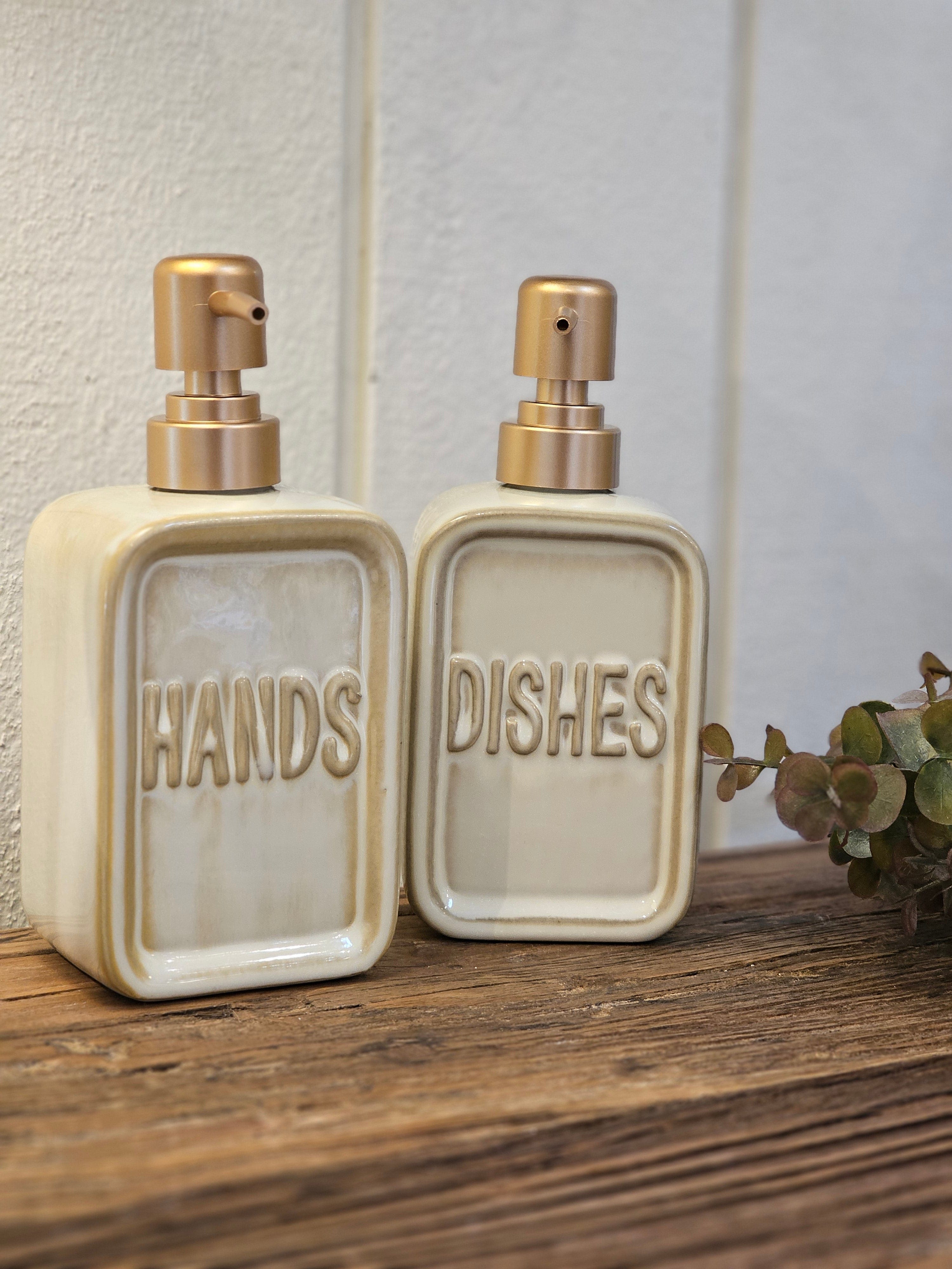 Haven & Space Berry KITCHEN 18CM Dishes Ceramic Soap Dispenser