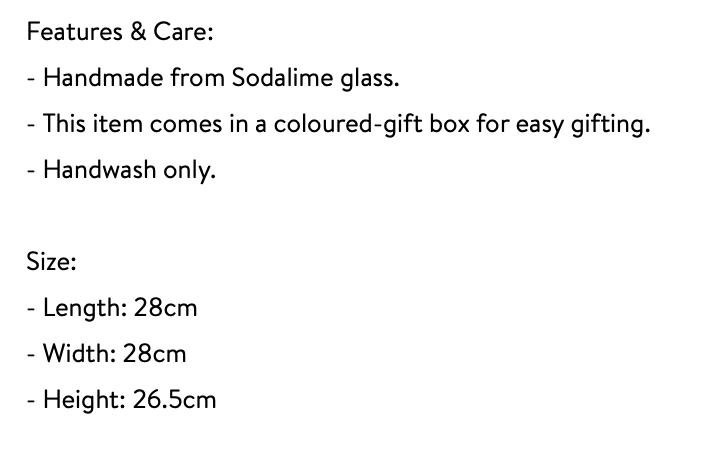 Haven & Space Berry KITCHEN 28 CM Diameter Classic Cake Stand with Dome