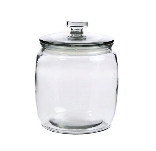 Haven & Space Berry KITCHEN 3.9L Glass Cookie Jar