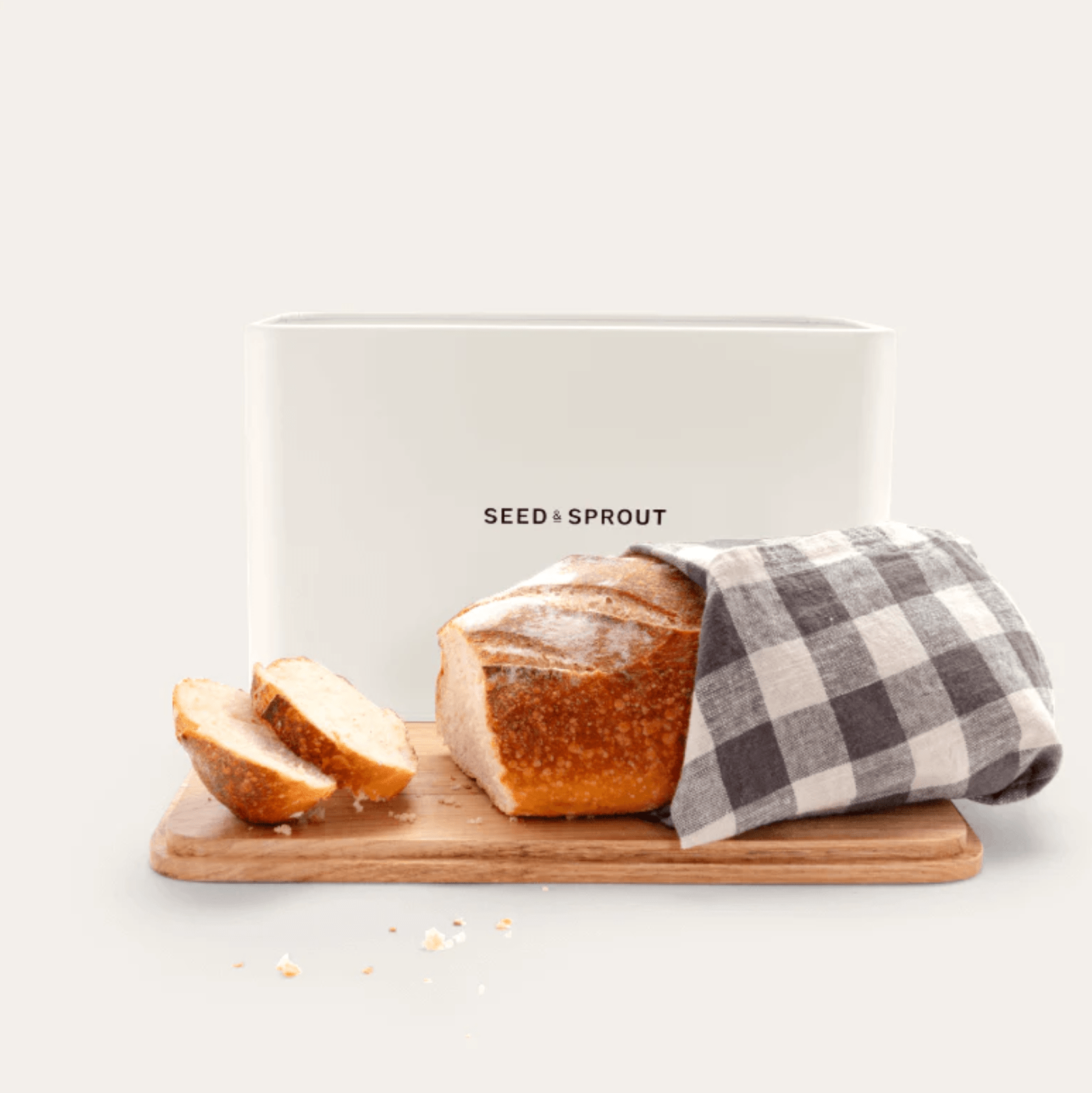 Haven & Space Berry KITCHEN Bread Box | Mushroom