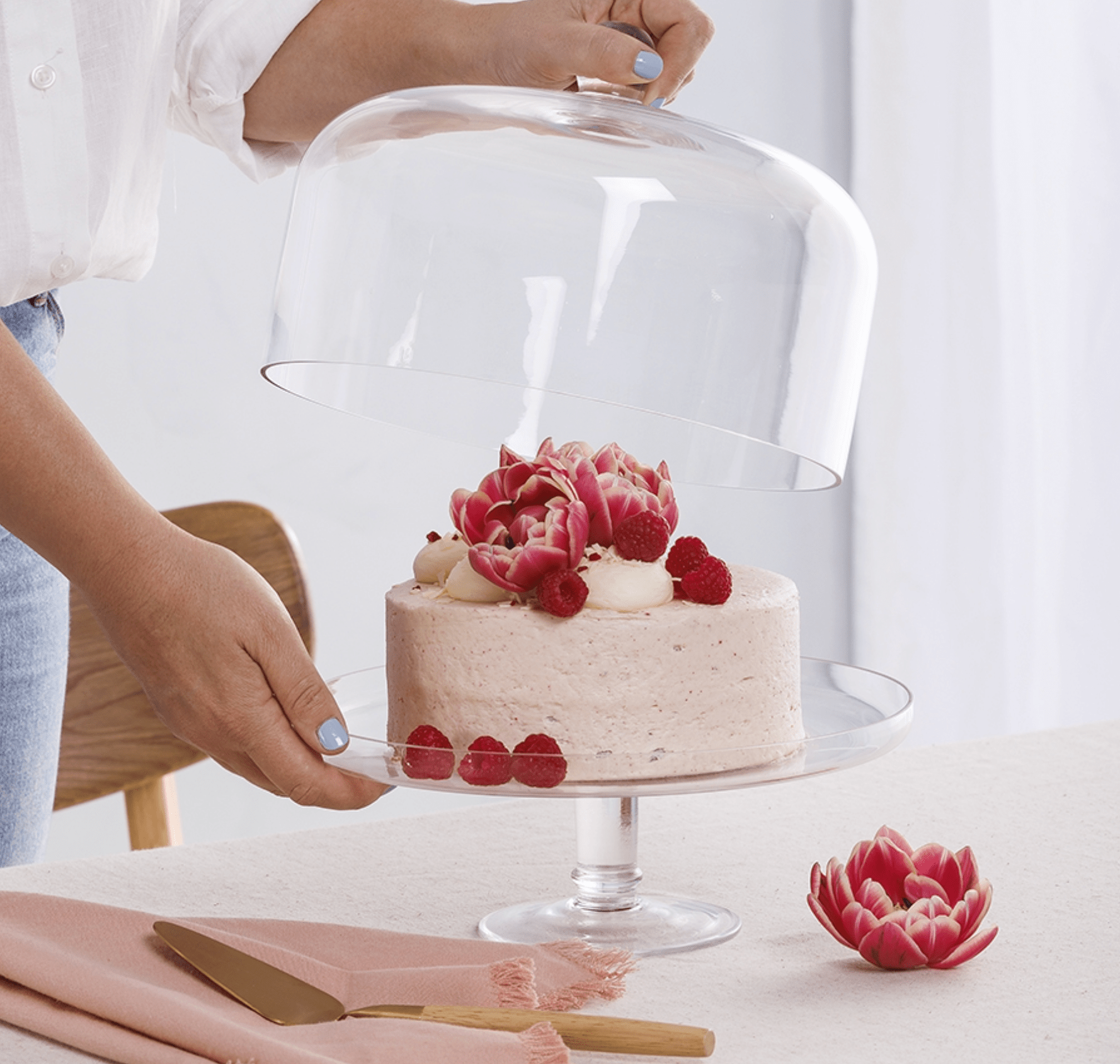 Haven & Space Berry KITCHEN Classic Cake Dome