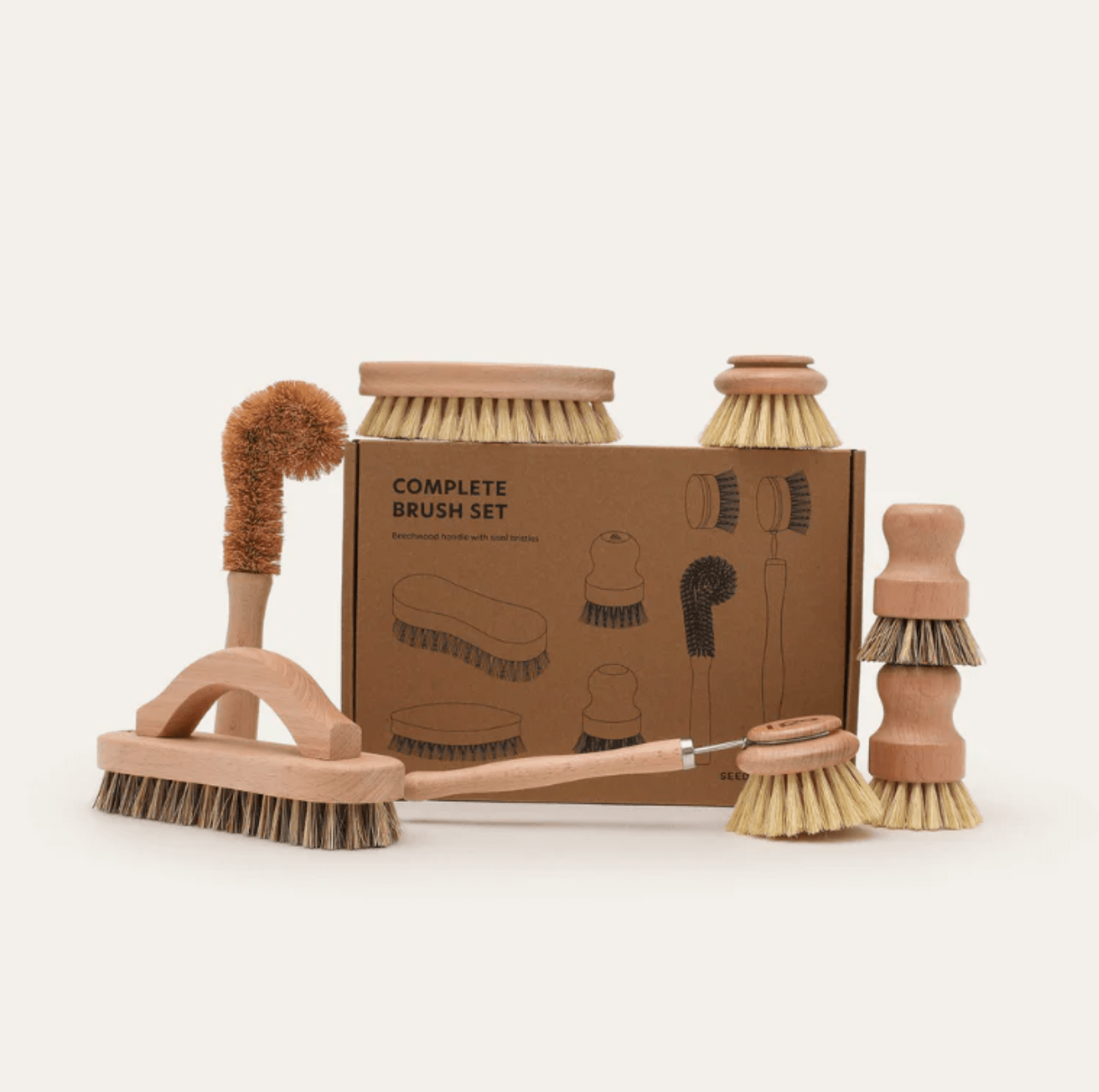 Haven & Space Berry KITCHEN Complete Brush Set