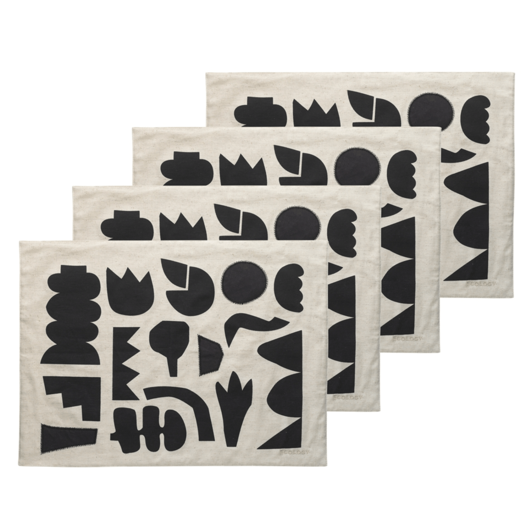 Haven & Space Berry KITCHEN Cotton Placemat S/4 Garnet Cotton Napery Range