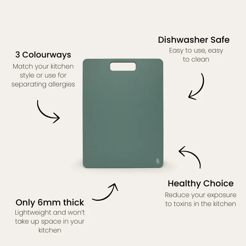 Haven & Space Berry KITCHEN Eucalyptus Wood Fibre Chopping Board Trio