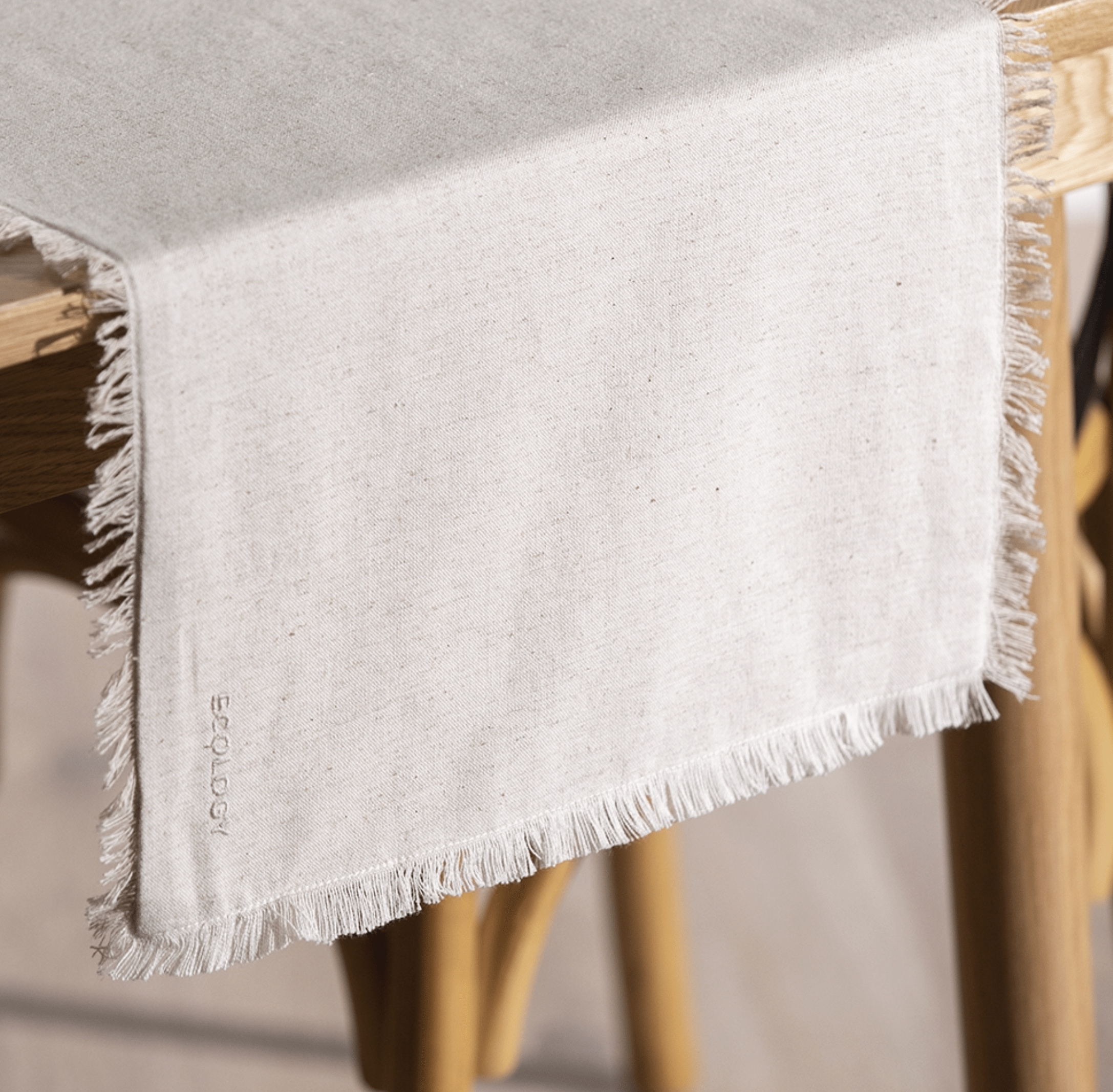 Haven & Space Berry KITCHEN Flax Cotton Table Napery