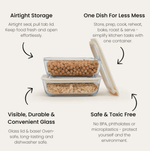 Haven & Space Berry KITCHEN Food Prep Storage | Set of 8