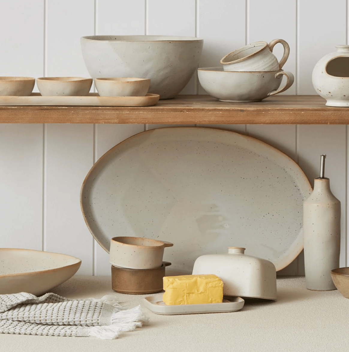 Haven & Space Berry KITCHEN Francis Butter Dish