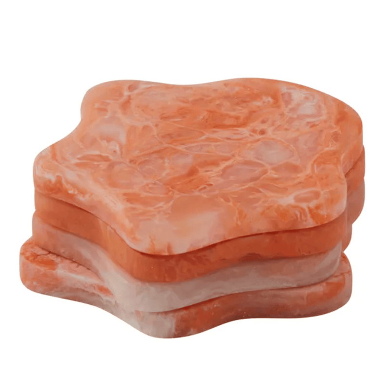 Haven & Space Berry KITCHEN Kiko S/4 Resin Coasters