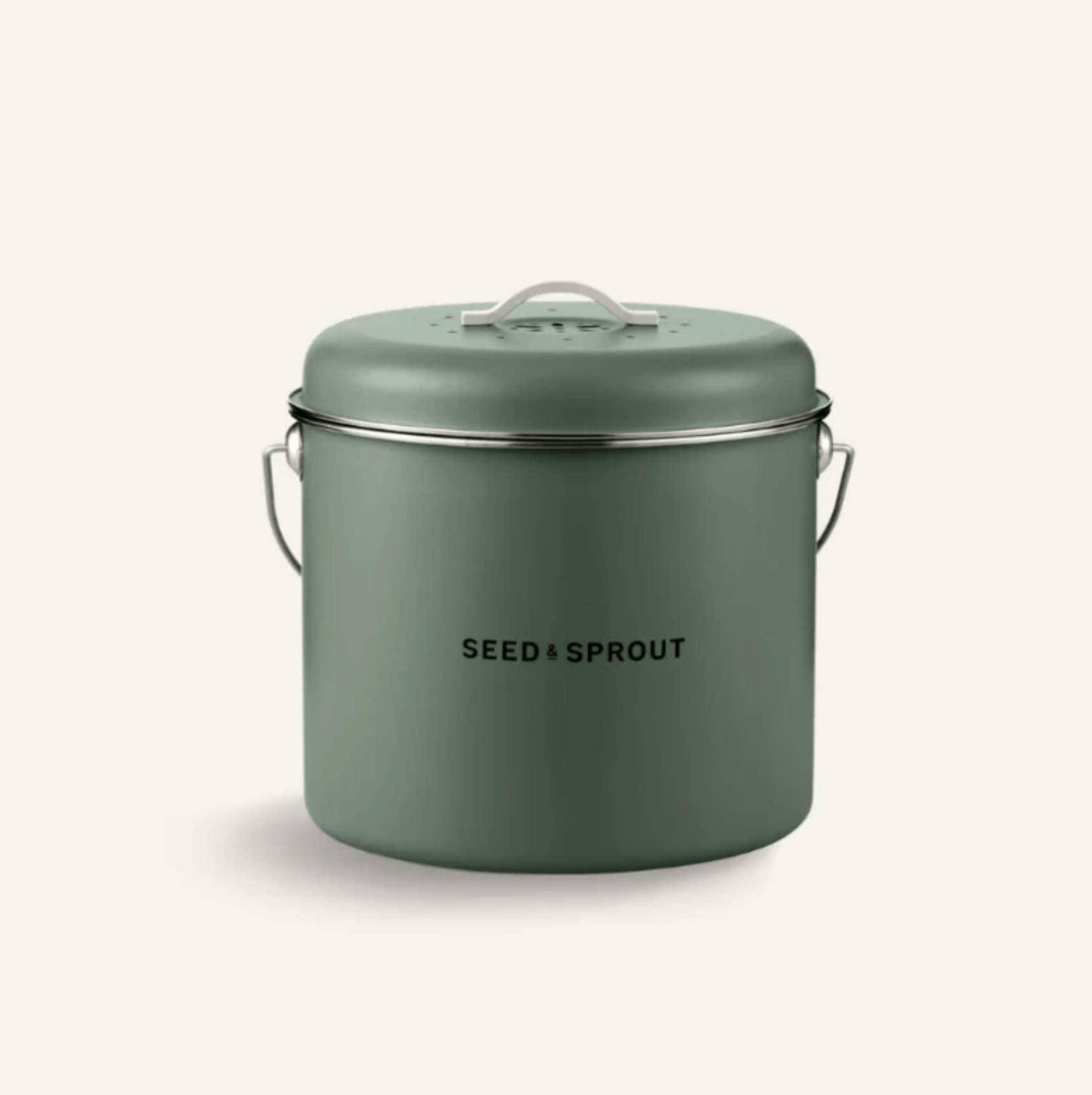 Haven & Space Berry KITCHEN Kitchen Compost Bin | Eucalyptus