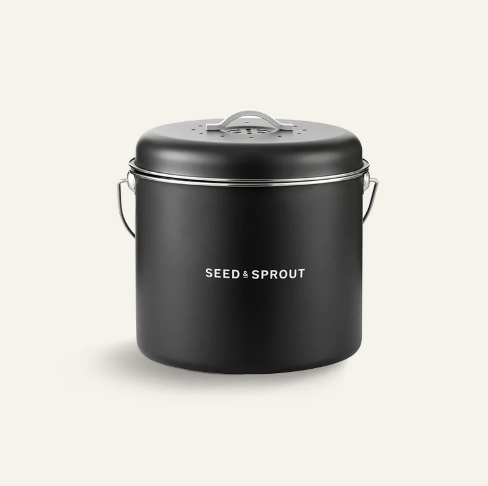 Haven & Space Berry KITCHEN Kitchen Compost Bin | Liquorice