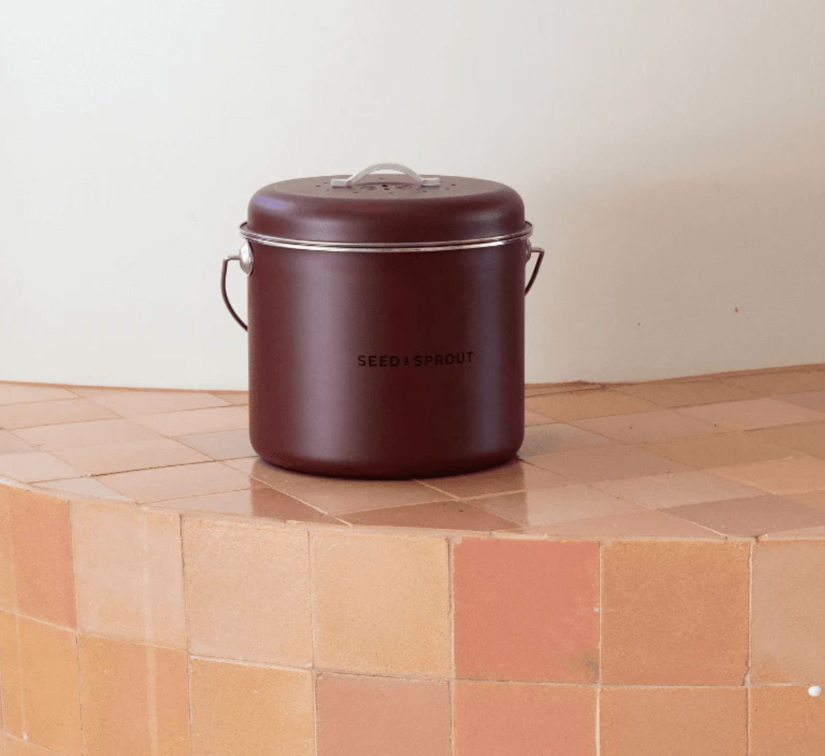 Haven & Space Berry KITCHEN Kitchen Compost Bin | Mulberry