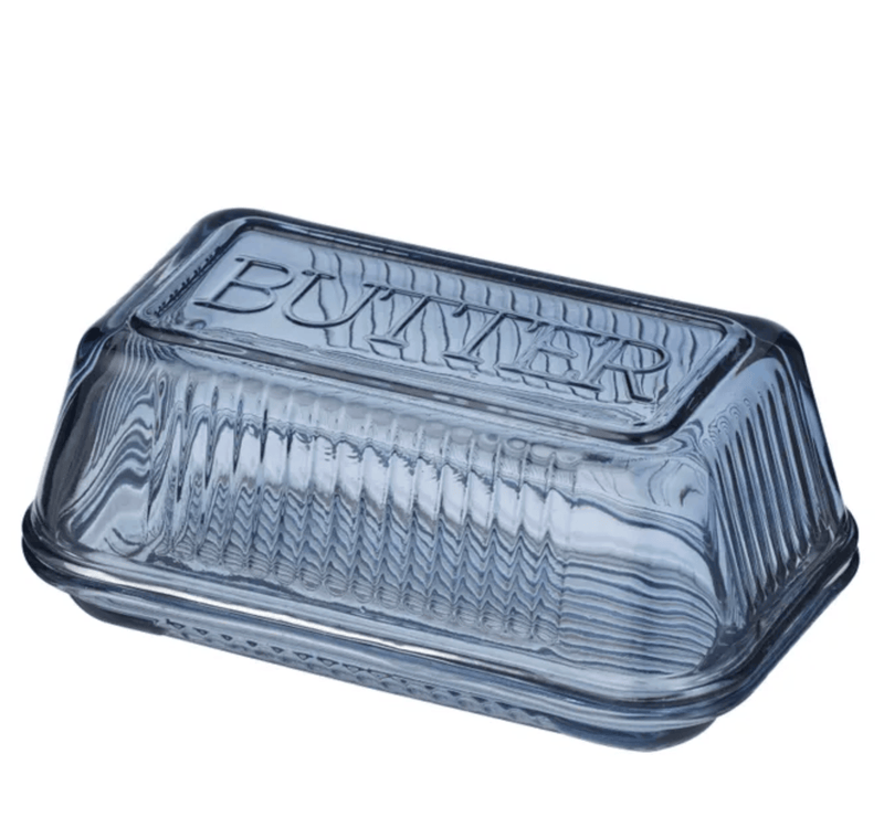 Haven & Space Berry KITCHEN Lia Glass Butter Dish
