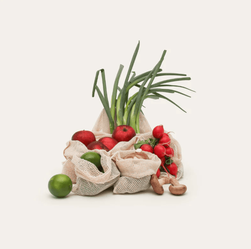 Haven & Space Berry KITCHEN Organic Mesh Produce Bag | Set of 5