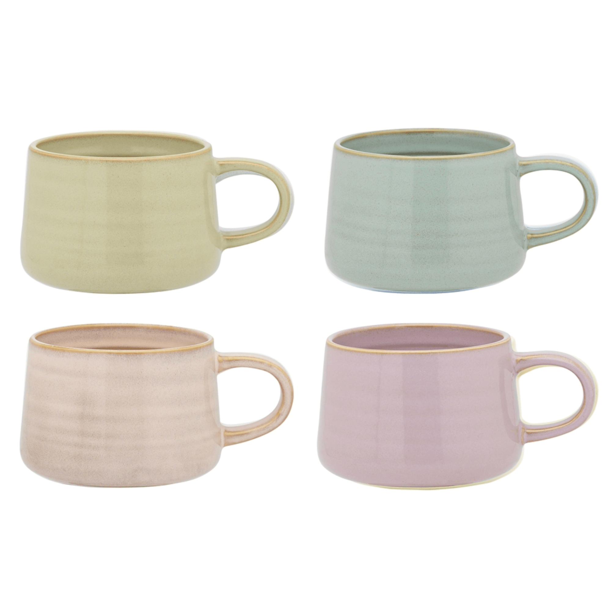 Haven & Space Berry KITCHEN Ottawa Set of 4 Mugs