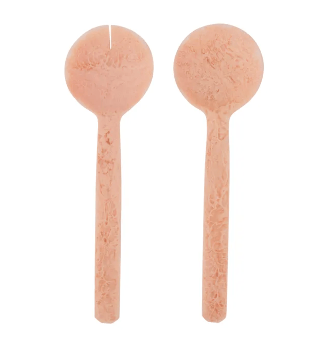 Haven & Space Berry KITCHEN Peach Bellini Kip S/2 Resin Salad Server