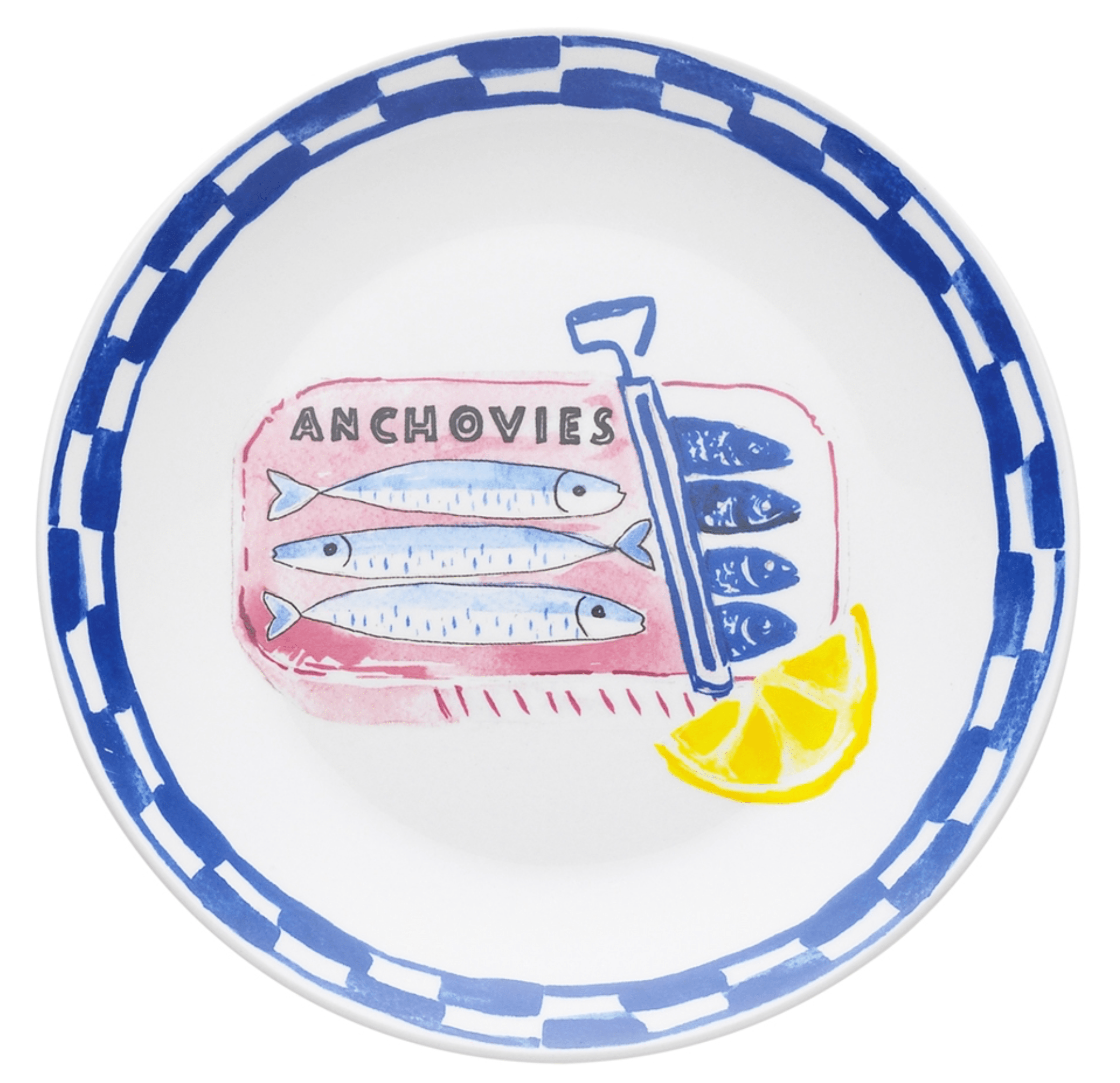 Haven & Space Berry KITCHEN Positano Anchovies Side Plate