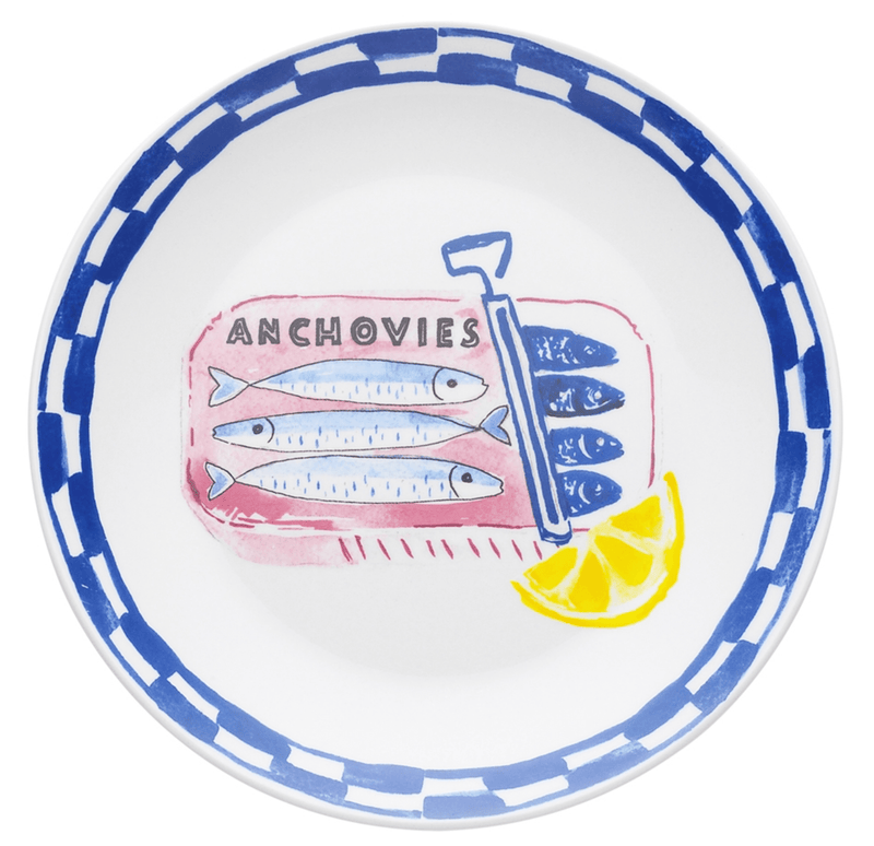 Haven & Space Berry KITCHEN Positano Anchovies Side Plate