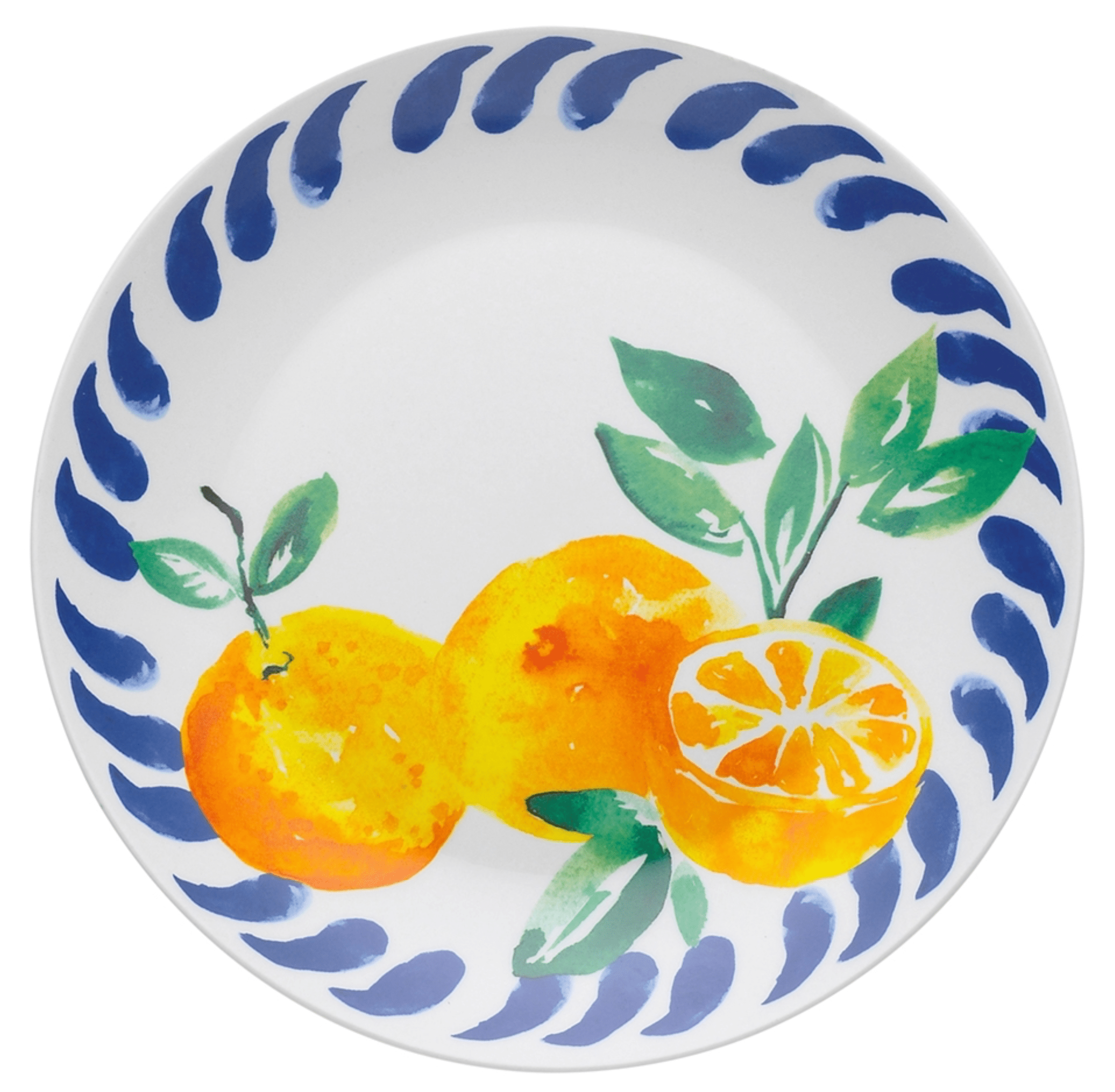 Haven & Space Berry KITCHEN Positano Orange Plate